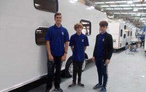 Three New apprentices join Coachman Caravans